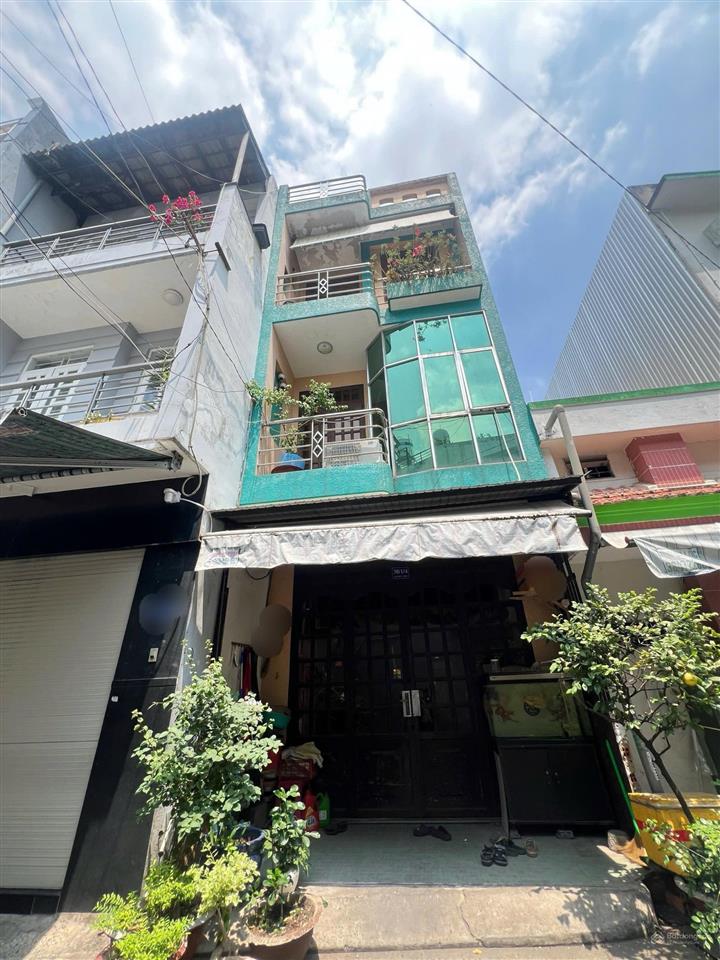 Bán nhà đô đốc long ngay chợ tân hương, độc lập  3 tầng 4.1x9.5m nở hậu  hẻm nhựa 8m