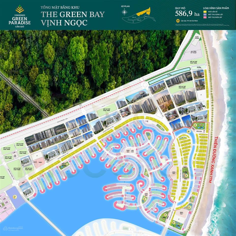 Bán shophouse biển vinhomes green paradise cần giờ 75m² giá 13 tỷ  vị trí đẹp, tiềm năng đầu tư