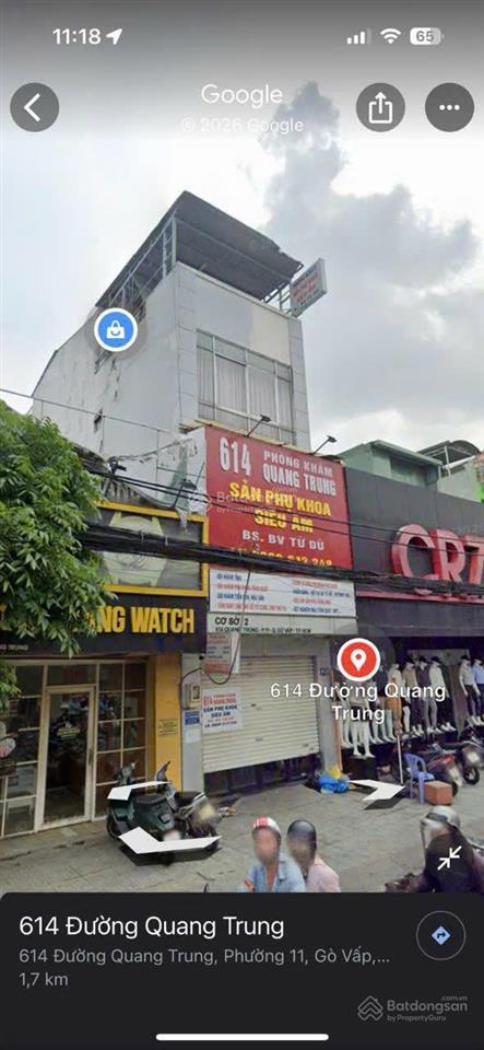 Mtkd quang trung p.11  3 tầng sẵn dòng tiền 33tr/th giá tốt chỉ 12 tỷ tl ngay chợ hạnh thông tây