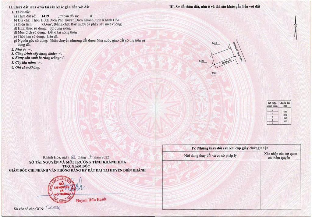 Lô góc 2 mặt tiền giá tốt mặt tiền mẫu 7 cách nha trang chỉ 2p, cách biển 10p di chuyển