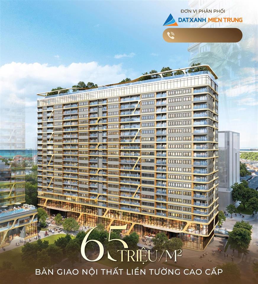 Regal complex đà nẵng quỹ căn 1pn+  trả góp nhẹ 1%/tháng, view sông & biển dễ thanh khoản