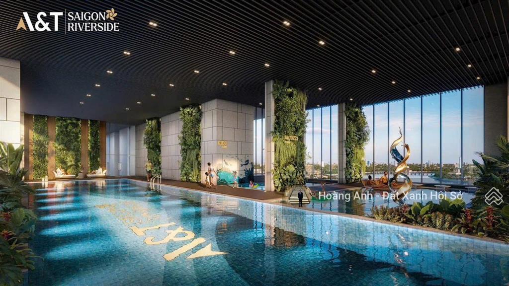 Căn hộ resort a&t saigon riverside mặt tiền sông sài gòn, căn 2pn2wc 60m2 chỉ 3,085 tỷ (100%)