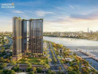 Căn hộ resort a&t saigon riverside mặt tiền sông sài gòn, căn 2pn2wc 60m2 chỉ 3,085 tỷ (100%)
