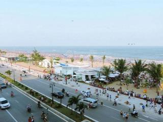 Ngay mặt đường bộ ven biền, bãi tắm nhà thờ đổ, đối diện đô thị lấn biển, kd sầm uất, 240m2, mt16