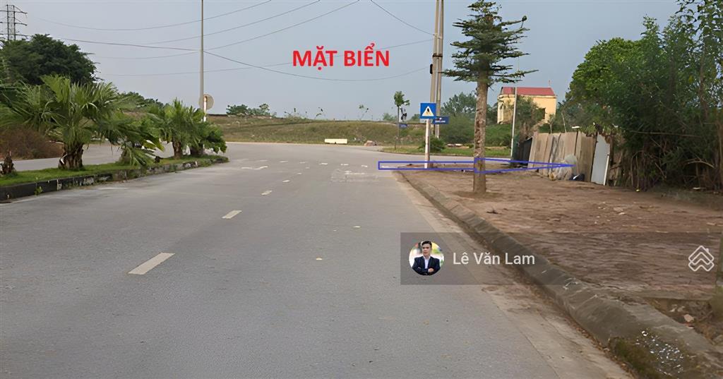 Bán đất nam định, ngay quảng trường biển, mặt chính đại lộ ven biển, kinh doanh, đt ks, nh