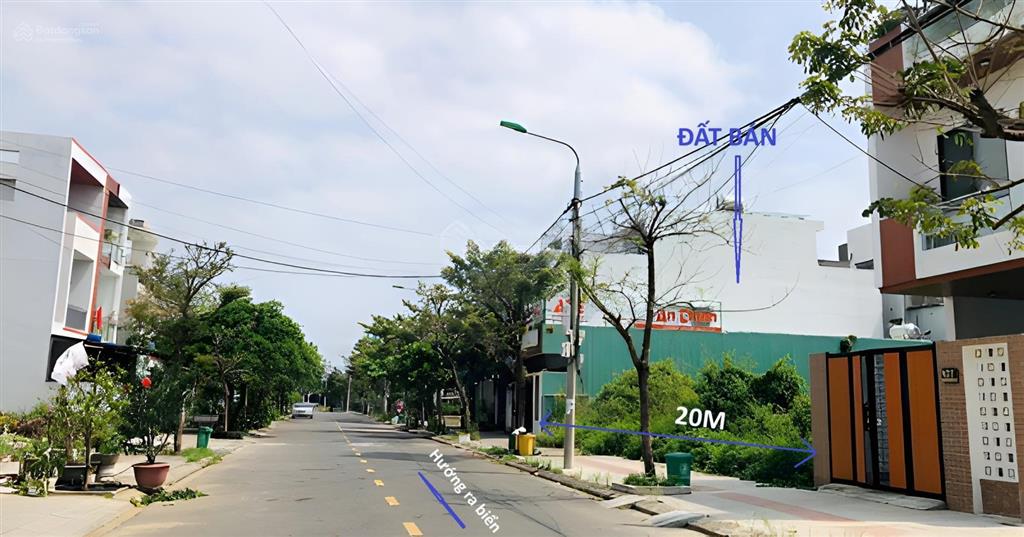 Bán đât khu kt ninh cơ, view biển, 287m2, mt20m, 2 thoáng, ô tô tránh, phù hợp đt ks, chdv