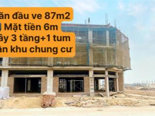 Hàng hot căn đầu ve 87m2 mặt tiền 6m đối diện khu chung cư tại kđt eurowindow light city thanh hoá