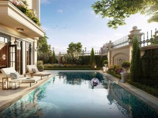 Ngoại giao căn 218m2 tại long biên golf villas, có hầm, 2 mặt tiền, có bể bơi riêng của cđt him lam