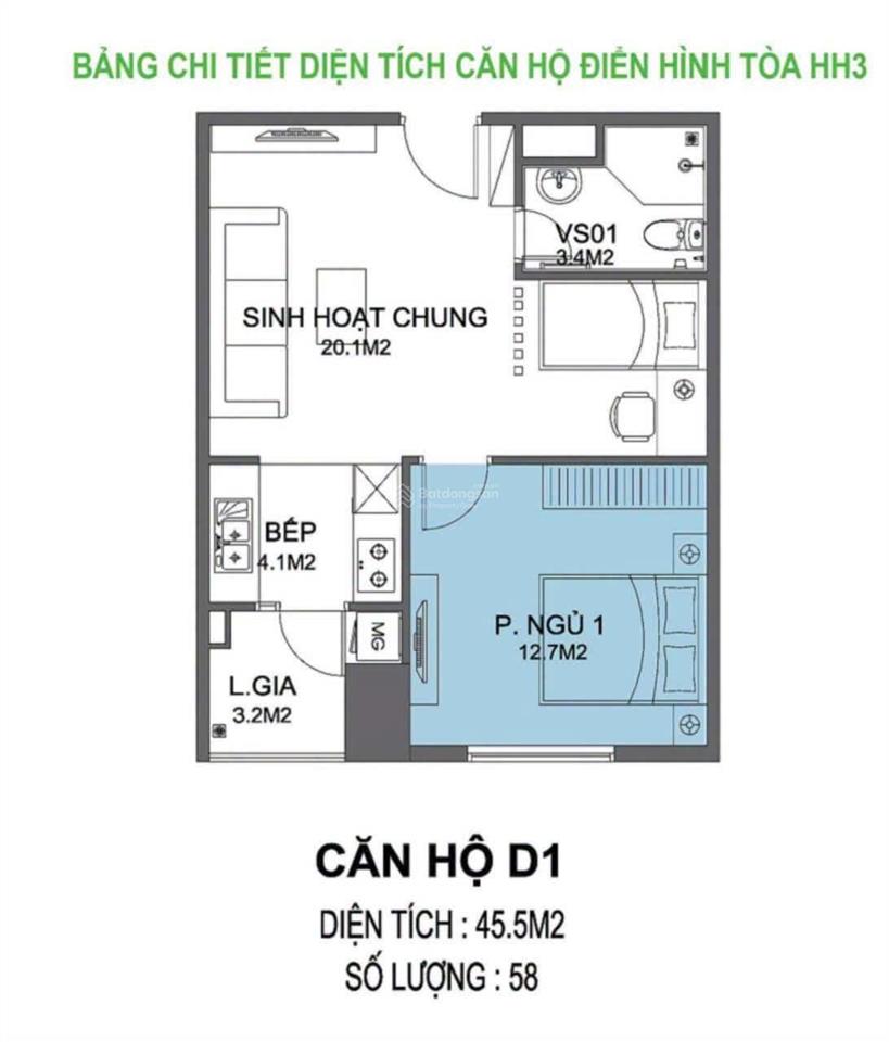 Cần bán căn hộ 2pn dự án flc đại mỗ giá 2,6 tỷ