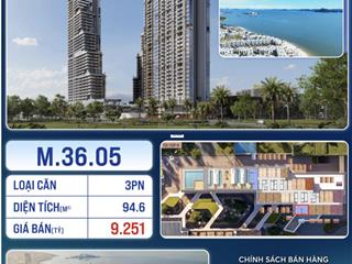 Bán căn 3pn ariabay hạ long hướng đn view đảo rều và khu bắn pháo hoa của sungroup giá chỉ 7,912 ty