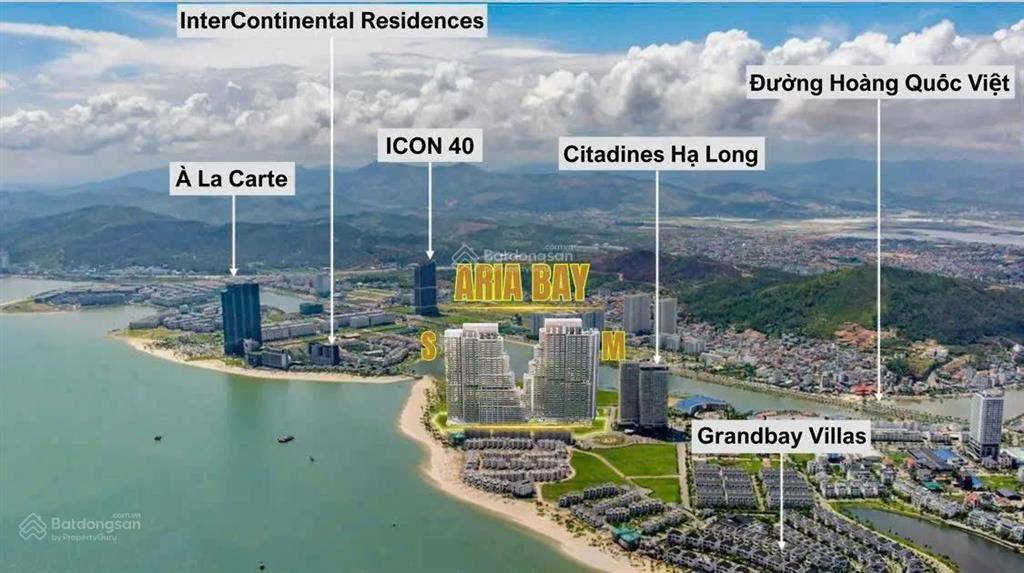 Bán căn 3pn ariabay hạ long hướng đn view đảo rều và khu bắn pháo hoa của sungroup giá chỉ 7,912 ty