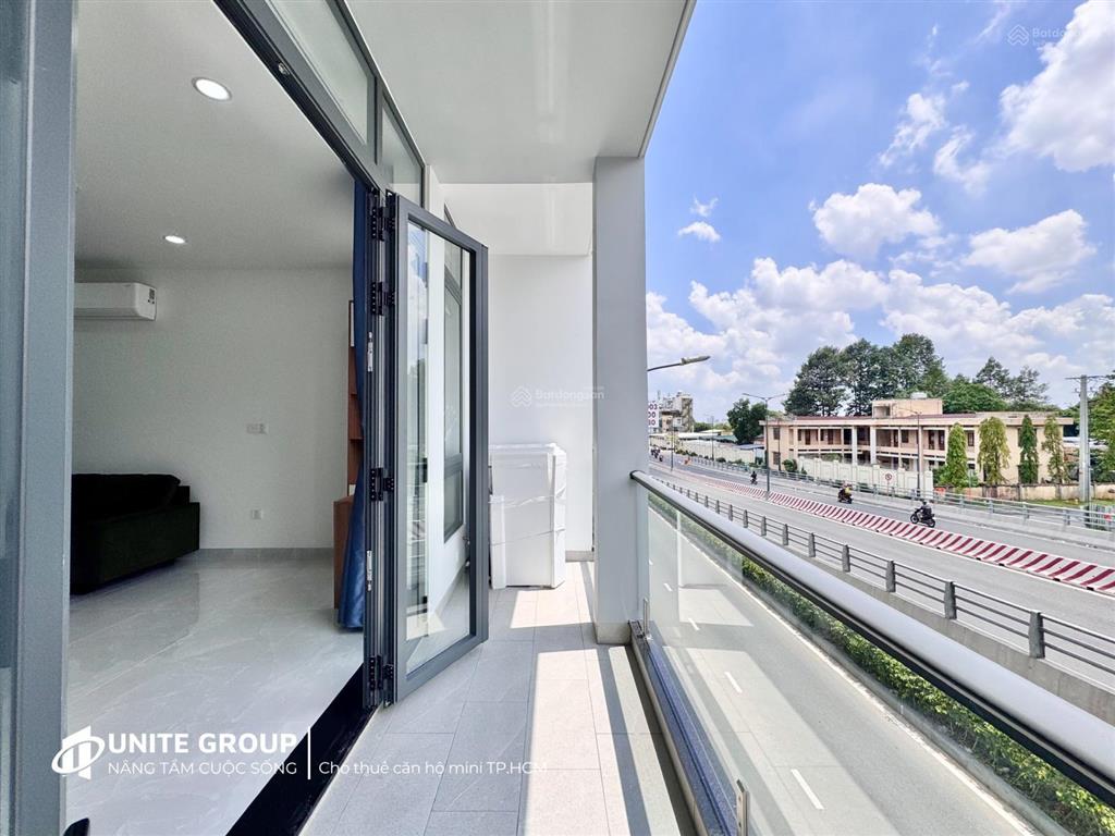 Khai trương tòa studio mới 100% thang máy ban công gần nhà ga t3  tiện qua bảy hiền