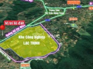 Bán đất thổ cư tại tt hàng trạm, 3,2 triệu / m2, 1500 m2, mật độ thổ cư cao
