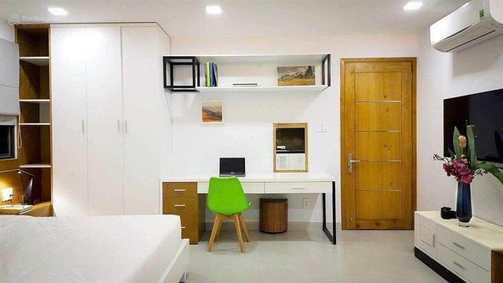 Cho thuê chung cư mini đầy đủ nội thất giáp bên quận 1, khu dân cư yên tĩnh  nguyễn cửu vân