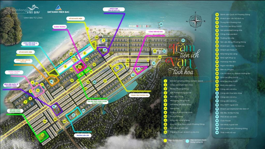Căn 1pn+ 47,7m2 view biển vịnh bái tử long, sở hữu lâu dài hiếm có tại vân đồn