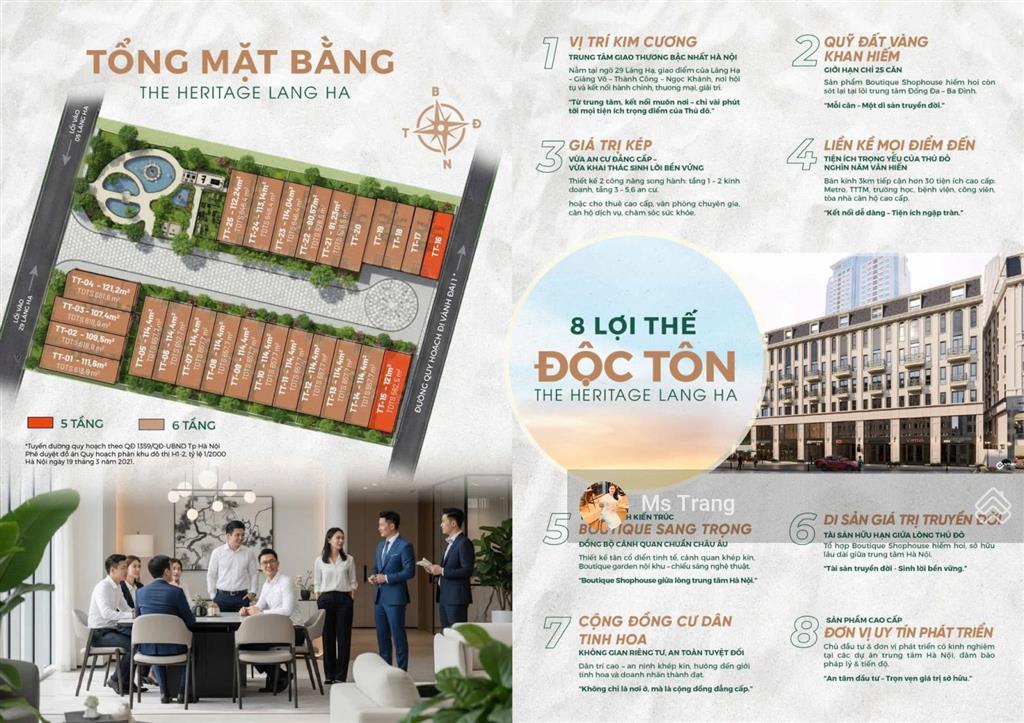 Siêu phẩm láng hạ shophouse đẳng cấp ba đình 121m,8 tầng mt 5.5m 71 tỷ