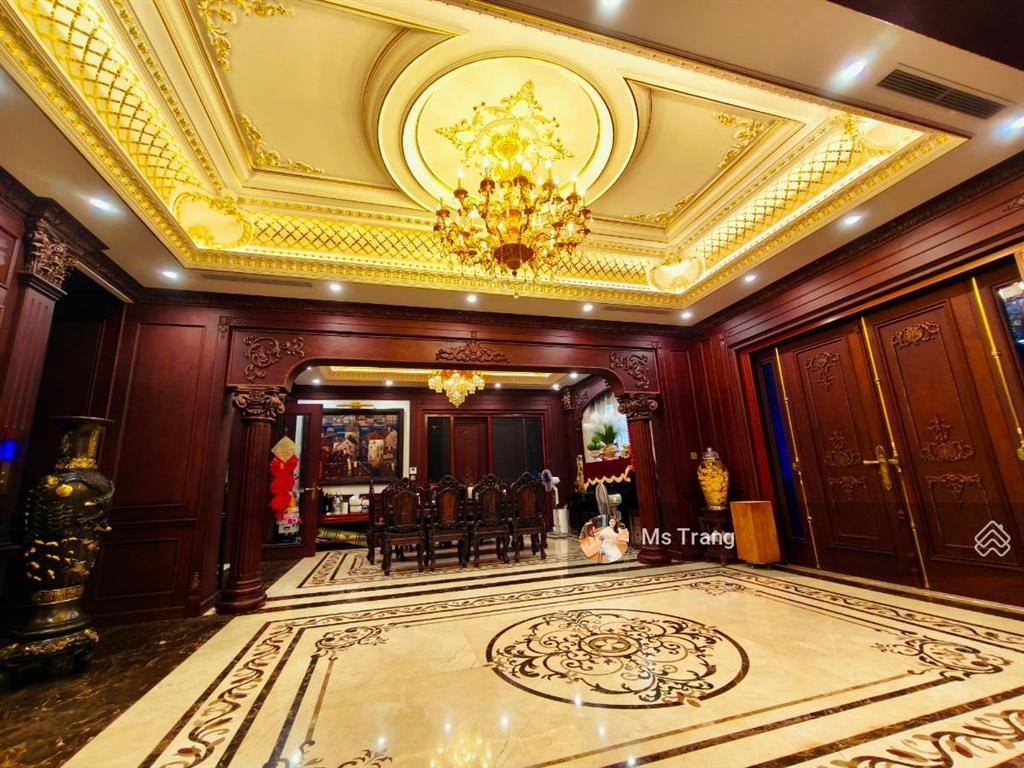 Biệt thự pháp vân 347m, lô góc mt 22m, xây mới tân cổ điển, thang máy, 107 tỷ vip nhất hoàng mai