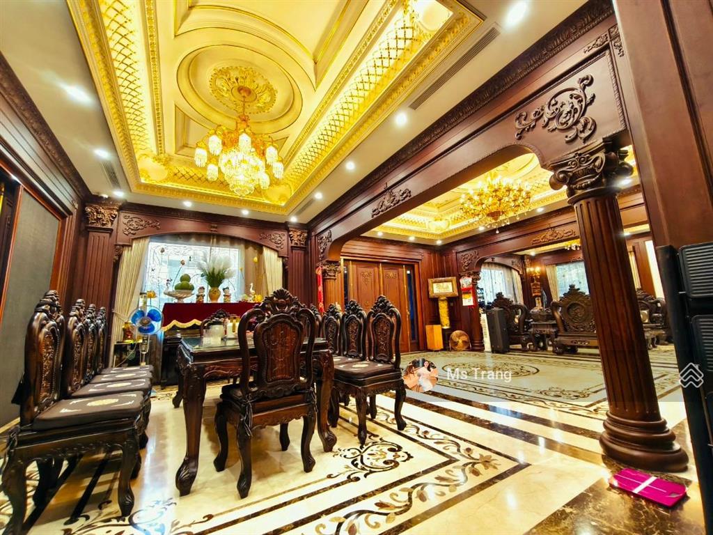 Biệt thự pháp vân 347m, lô góc mt 22m, xây mới tân cổ điển, thang máy, 107 tỷ vip nhất hoàng mai