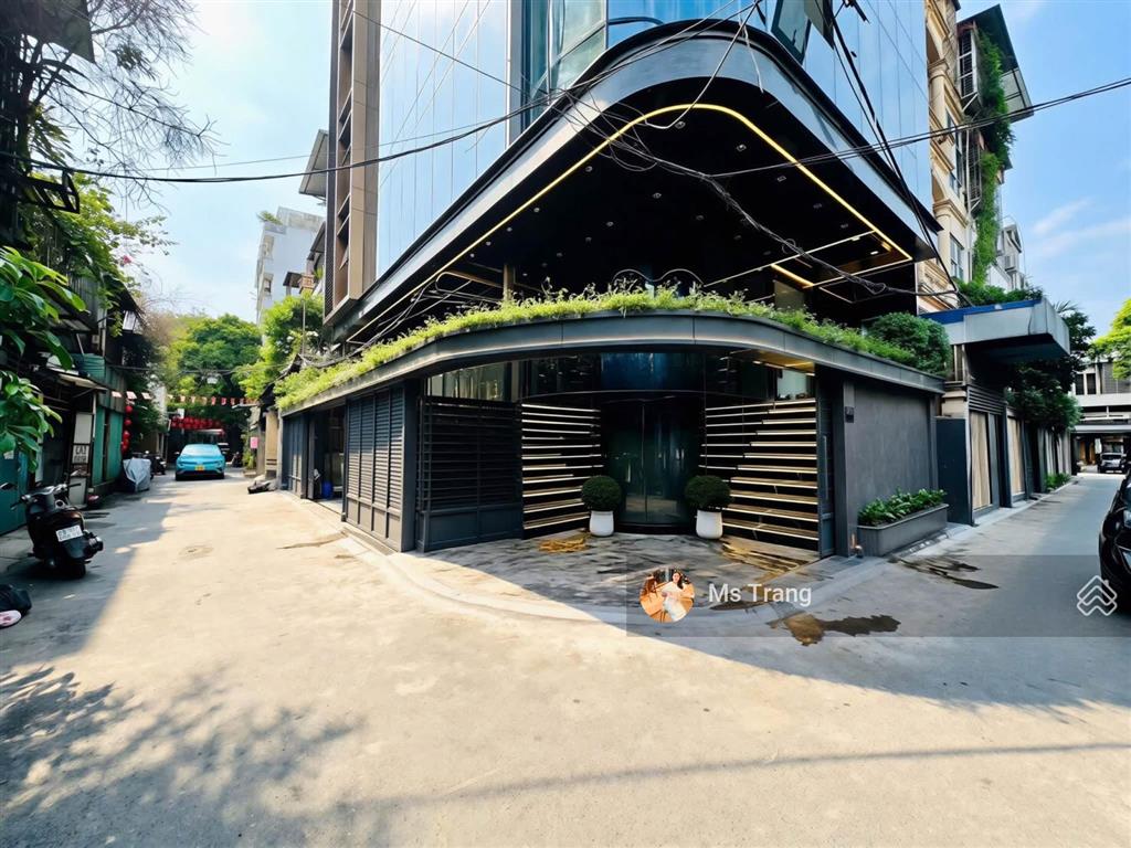 Tòa văn phòng nghĩa tân 133m, 10 tầng, mt 19m, lô góc, gần hoàng quốc việt, chỉ 55 tỷ