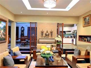 Biệt thự vườn đào 215m2, mt 14m, view vườn hoa, full gỗ quý, 119 tỷ tây hồ