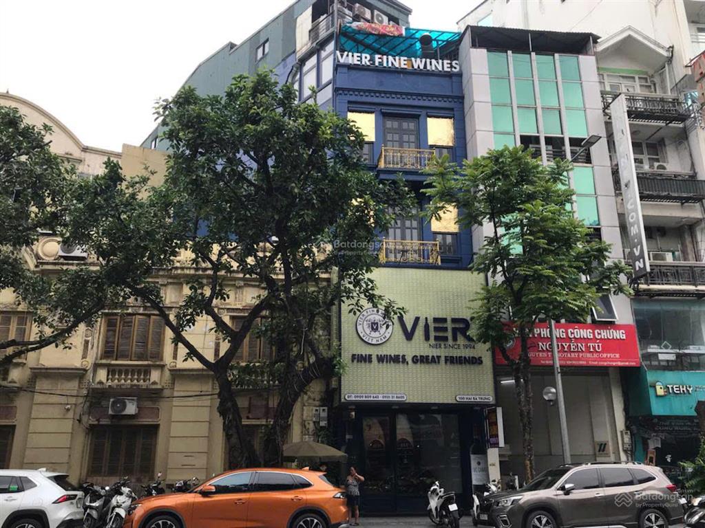Mặt phố hai bà trưng 139m², 6 tầng, mt 5.7m, vỉa hè rộng, dòng tiền 120tr/th, 119tỷ hoàn kiếm