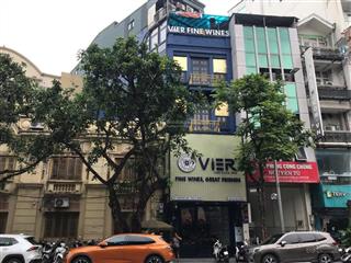 Mặt phố hai bà trưng 139m², 6 tầng, mt 5.7m, vỉa hè rộng, dòng tiền 120tr/th, 119tỷ hoàn kiếm