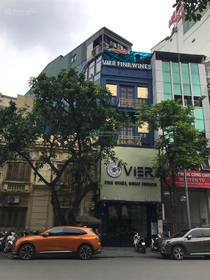 Mặt phố hai bà trưng 139m², 6 tầng, mt 5.7m, vỉa hè rộng, dòng tiền 120tr/th, 119tỷ hoàn kiếm