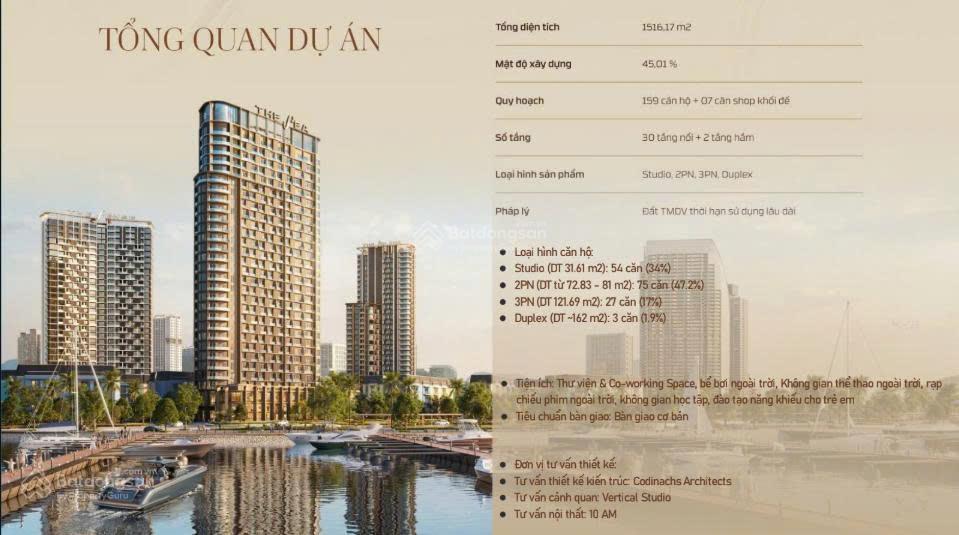 Quỹ ngoại giao chỉ 4 tỷ  ck 18% sở hữu căn hộ 2pn view biển  cho thuê dòng tiền 30  45tr/tháng