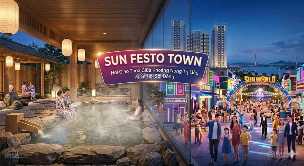 Quỹ ngoại giao sun festo studio giá full 1,5 tỷ  view biển, khoáng nóng ocean/dòng tiền 25tr/tháng