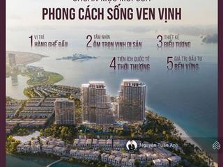 Suất ngoại giao aria bay studio 750 triệu  view biển  sổ đỏ lâu dài  chiết khấu 500tr