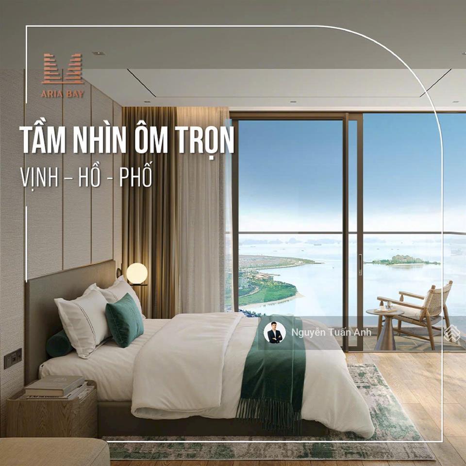 Suất ngoại giao aria bay studio 750 triệu  view biển  sổ đỏ lâu dài  chiết khấu 500tr
