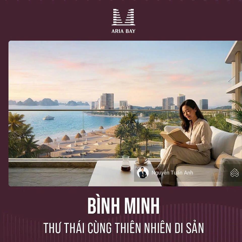 Aria bay hạ long giá 2,1 tỷ view biển hướng đông nam, chiết khấu 20%, sổ lâu dài, dòng tiền 810%