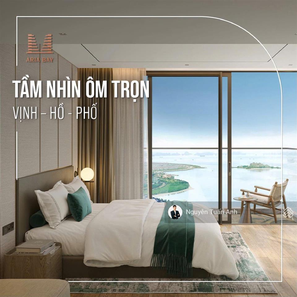 Aria bay hạ long giá 2,1 tỷ view biển hướng đông nam, chiết khấu 20%, sổ lâu dài, dòng tiền 810%