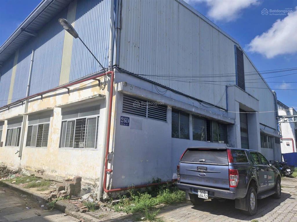 Cho thuê xưởng mới độc lập kcn tân tạo  từ 2.600m2  pccc hạng c3