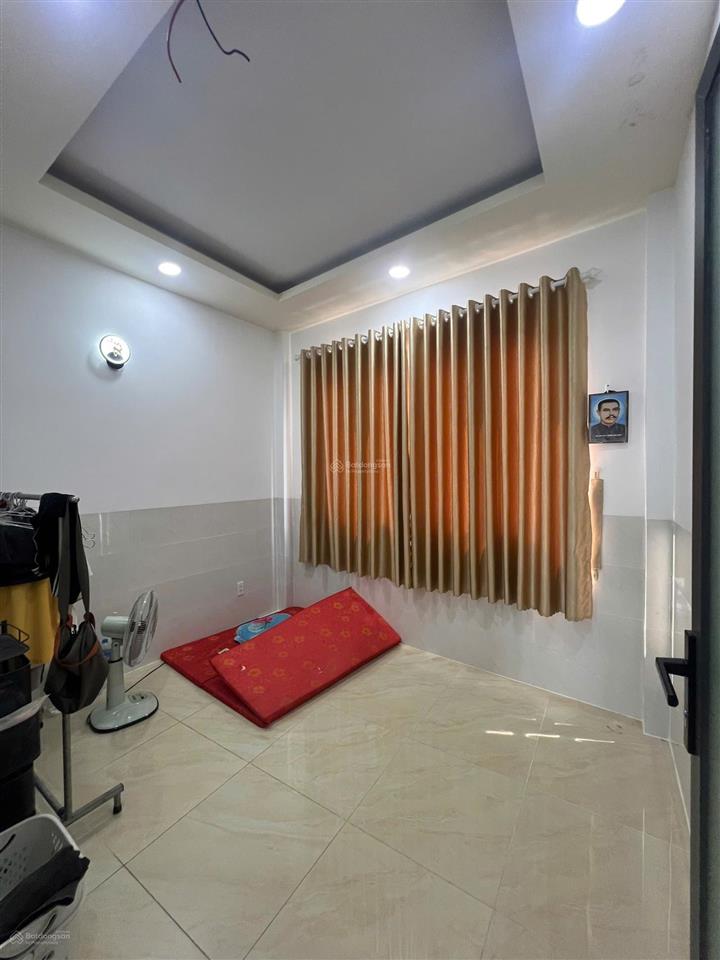 Nhà mới 4 tầng hậu giang quận 6, cách mặt tiền 10m, 55.8m², 4pn, view kênh thoáng mát, giá 6.5 tỷ