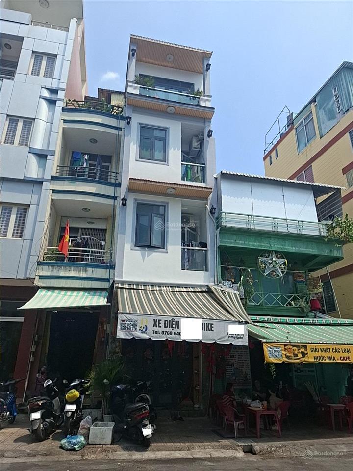 Nhà mặt tiền phan văn trị quận 5, sát quận 1  4 tầng, 28,8m², dòng tiền 300tr/năm, tiện kinh doanh