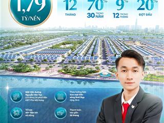 1,79 tỷ sở hữu ngay | đất nền view sông | nam sài gòn