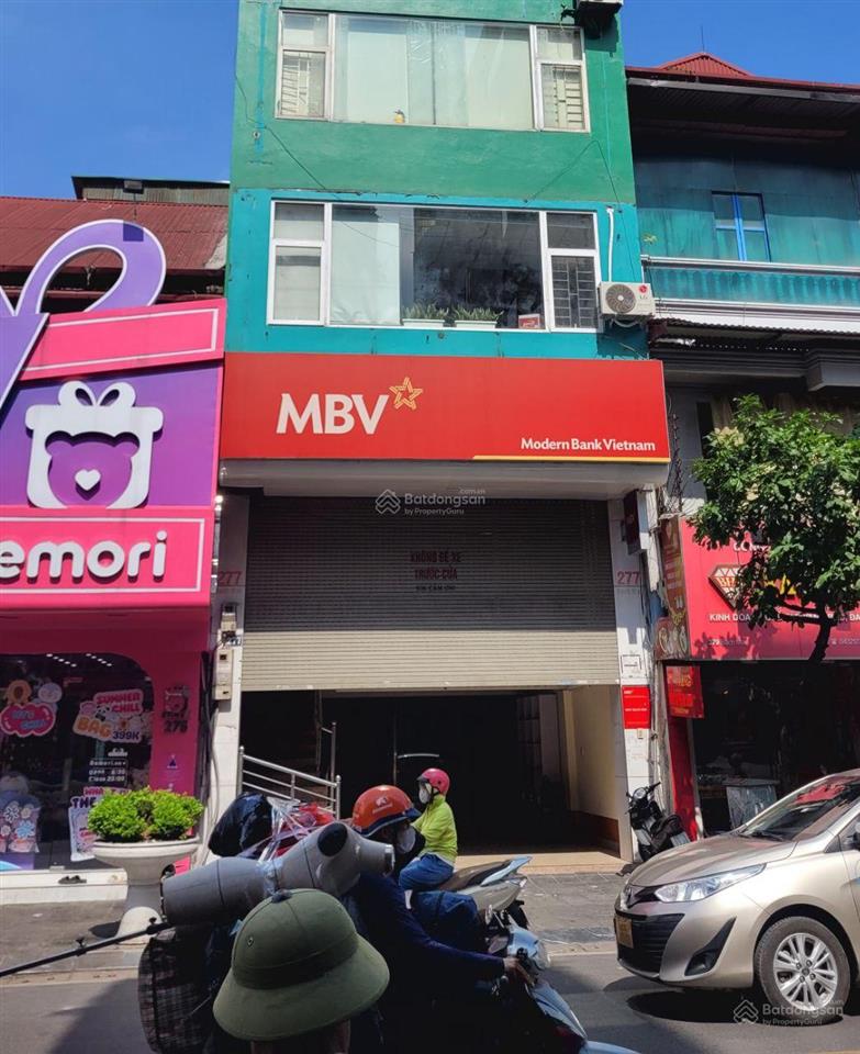 Cho thuê văn phòng 3 tầng + tầng 1 kinh doanh đắc địa tại 277 bạch mai, hai bà trưng, hà nội