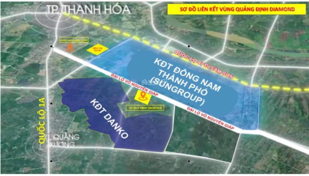 Chính chủ cần tiền bán gấp lô đất mặt đường võ nguyên giáp mb24 quảng định. có 3 đã bán 2 còn 1 lô