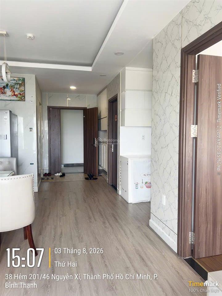 Cho thuê cc richmond city 2pn, 66m2, giá 13 triệu/tháng.  0964 618 *** uyên