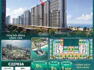 Căn 1pn+ giá rẻ nhất sun centro town hạ long ck tới 23,5%, view vịnh di sản