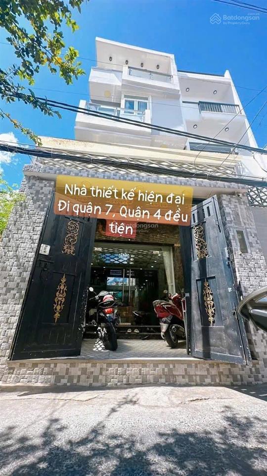 Hạ thêm 400tr bán gấp bán nhà 4 tầng 4 phòng ngủ master nội thất đẹp ngay trung tâm q4