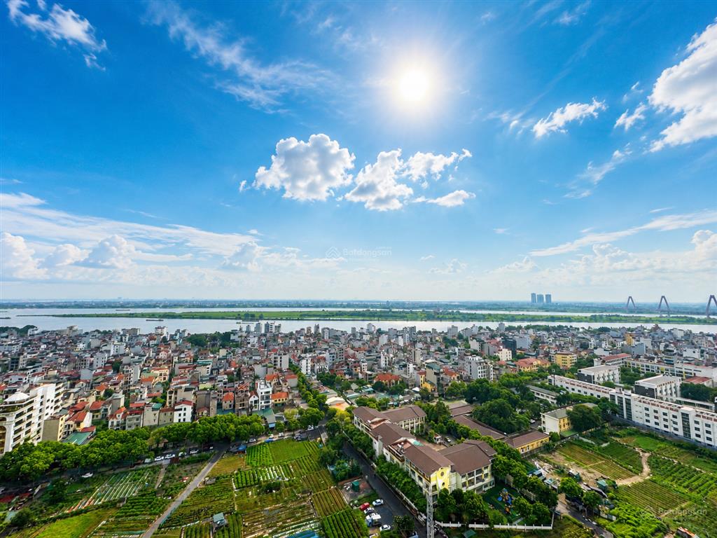 2pn 124m² sunshine golden river logia sân vườn 24m², view trọn sông hồng