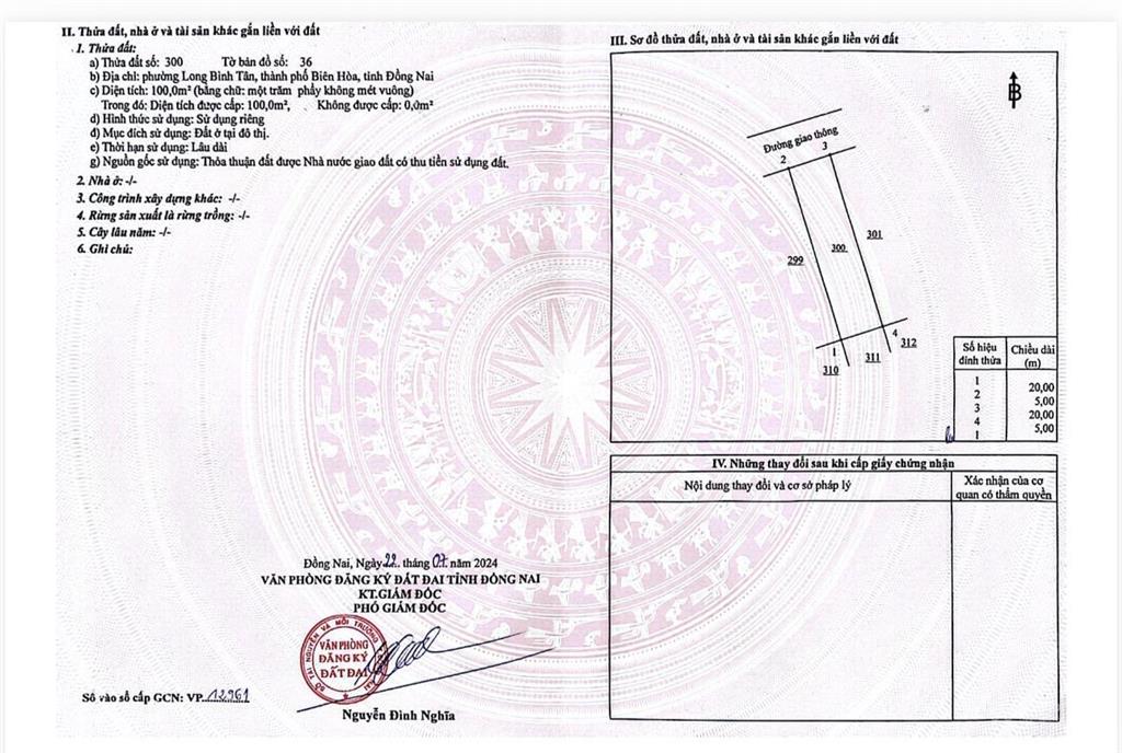 Tt 1,5 tỷ sở hữu 100m2 đất nền 1/500 sổ sẵn ngay tthc tỉnh, cách ga metro 2 phút đi xe, dân cư đông
