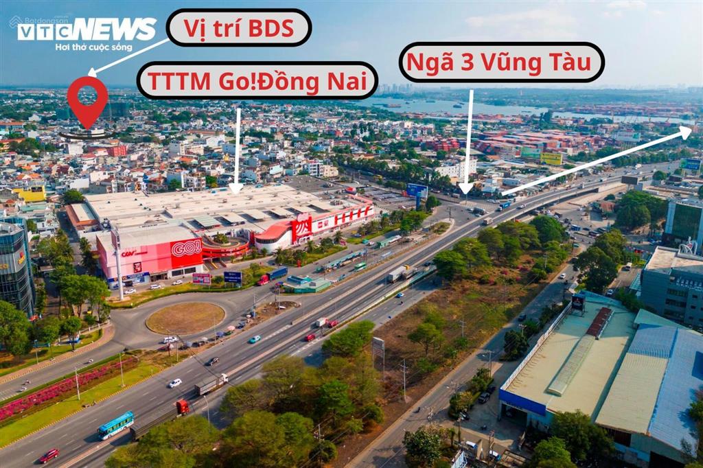Bán đất f0 chưa qua đầu tư, vị trí trung tâm, cách ql51 300m, cạnh tttm go! đồng nai, đón đầu metro