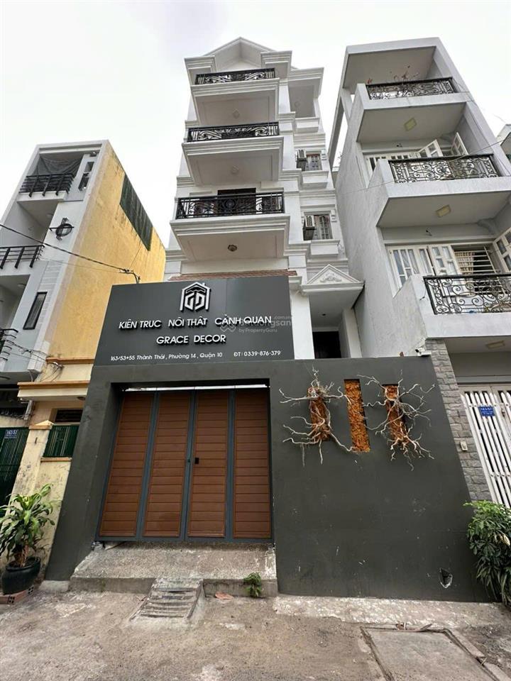 Bán tòa nhà đường thành thái 6x20m 5 tầng nhà mới đẹp chỉ 24,5 tỷ