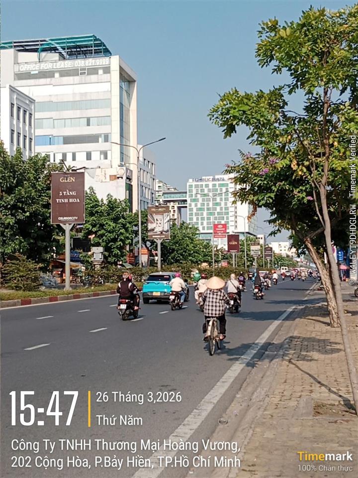 Bán nhà mặt tiền cộng hòa 8x20m, 4 tầng cho thuê 150 tr/tháng chỉ 53 tỷ