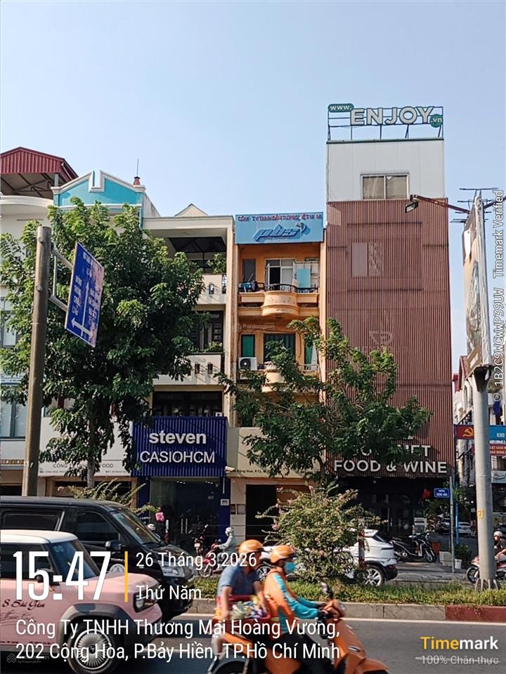 Bán nhà mặt tiền cộng hòa 8x20m, 4 tầng cho thuê 150 tr/tháng chỉ 53 tỷ