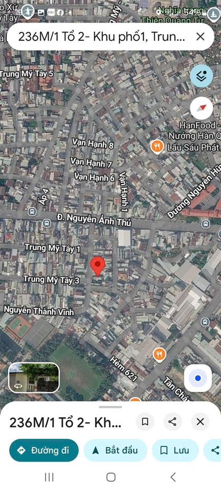 MẶT TIỀN TRUNG MỸ TÂY – NGANG 10M HIẾM – SÁT NGUYỄN ẢNH THỦ