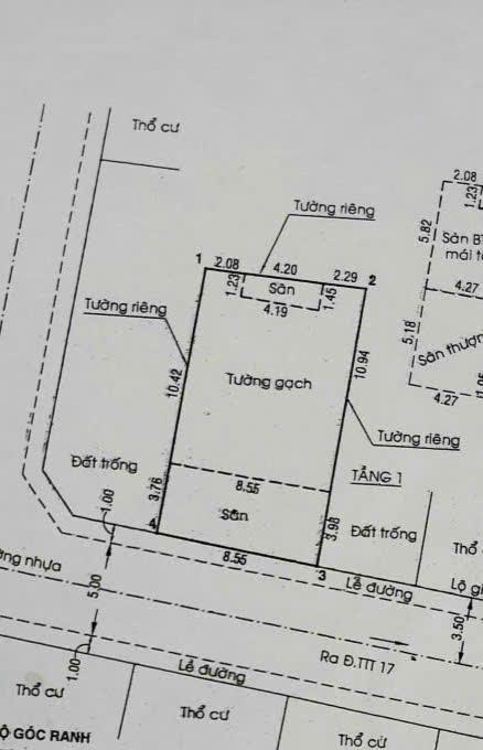 CHỈ 6,6 TỶ – 2 CĂN NHÀ LẦU + SỔ HỒNG RIÊNG HXH TRỊNH THỊ MIẾNG, GIÁP Q12